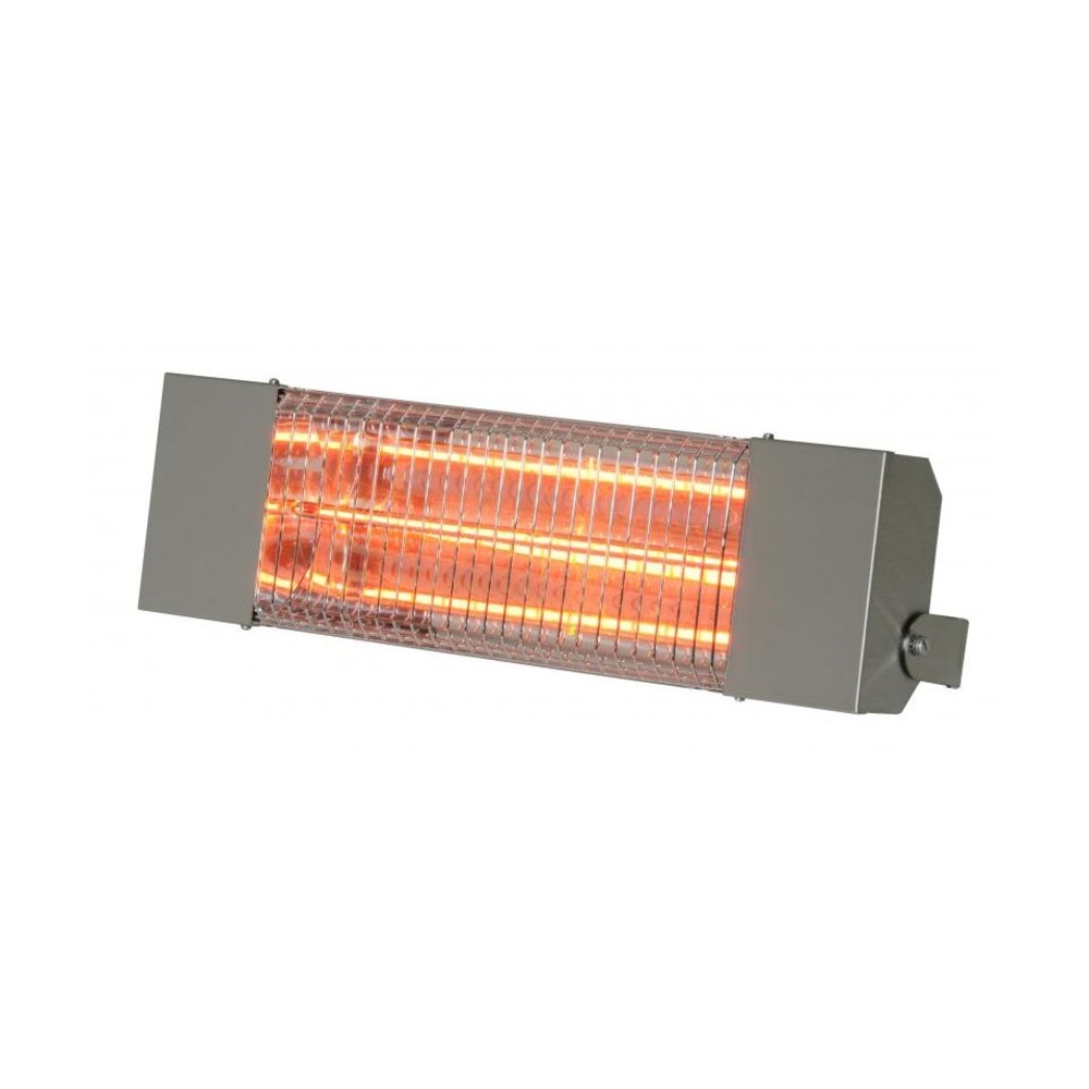 Chauffage radiant infrarouge électrique SOVELOR IPX5 halogènes à quartz. Inox - IRC1500CI
