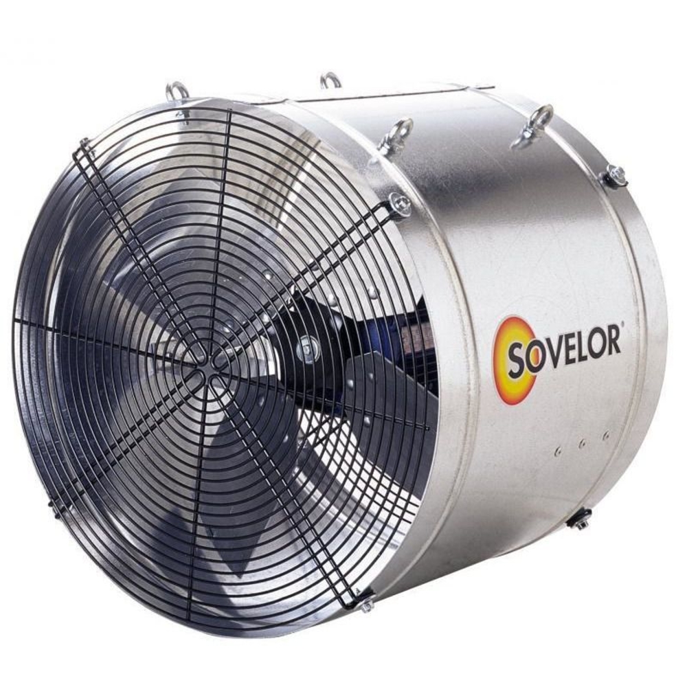 BRASSEUR D'AIR SOVELOR HELICOIDE ELECTRIQUE A SUSPENDRE - DIAMETRE 470 MM -V470