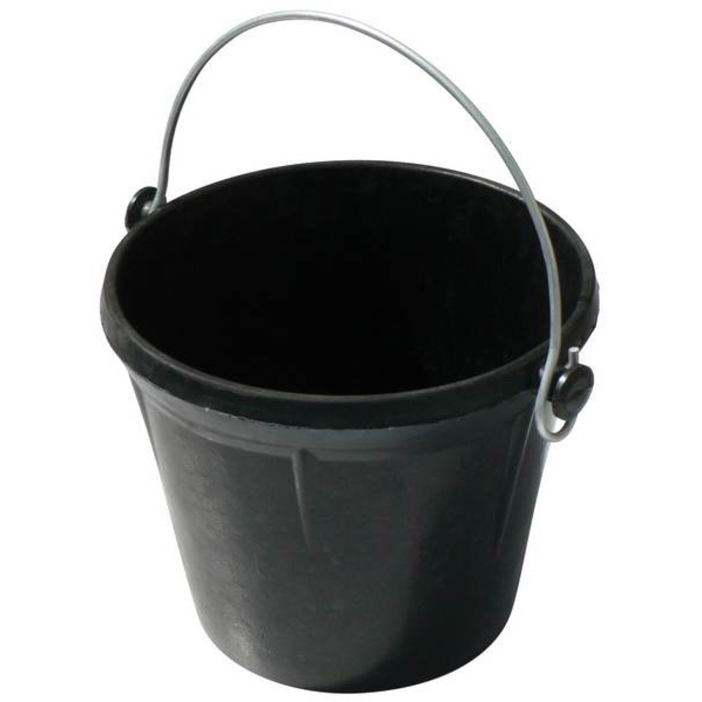 SEAU CAOUTCHOUC ARME 12 LITRES OREILLES EXTERIEURES TALIAPLAST - 320101
