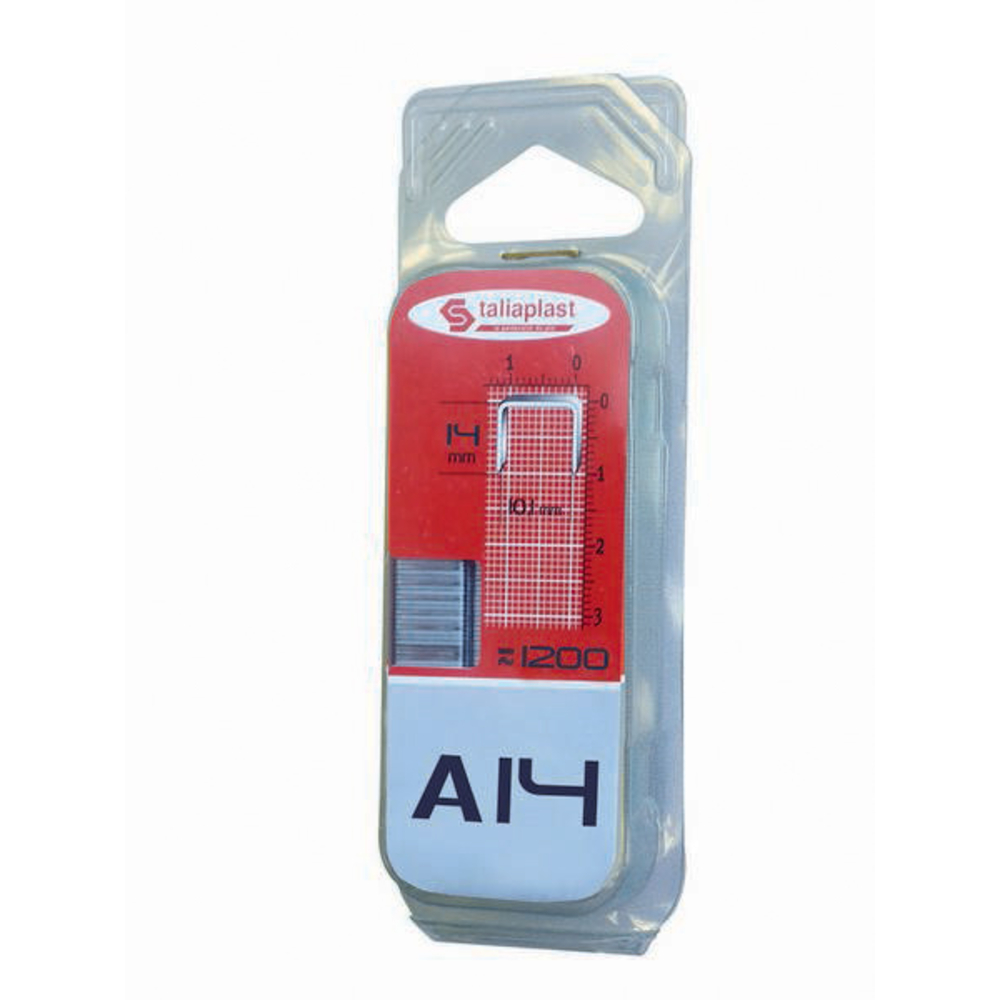 AGRAFES TYPE A 14MM (BLISTER DE 1200 PIECES) TALIAPLAST - 381229
