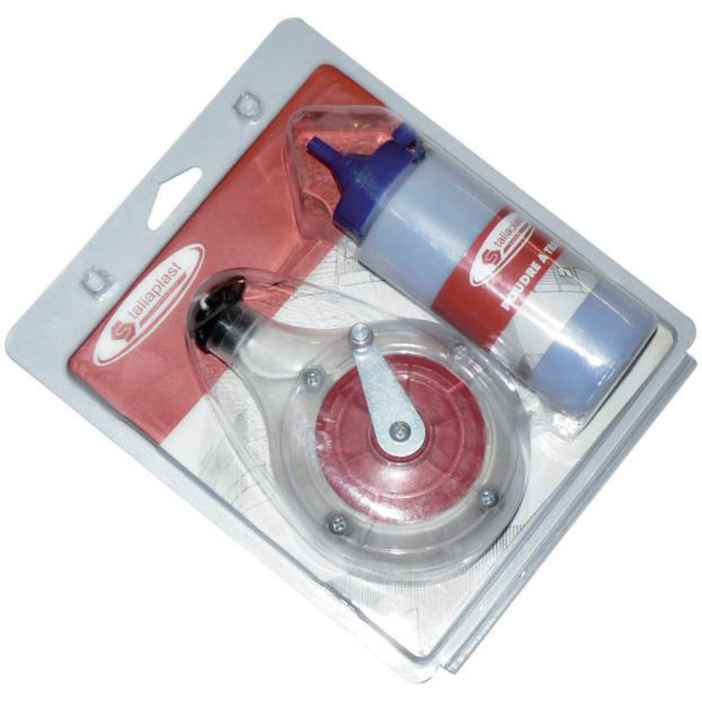LOT TRACAGE CORDEAU + POUDRE A TRACER BLEUE 140G TALIAPLAST - 400087