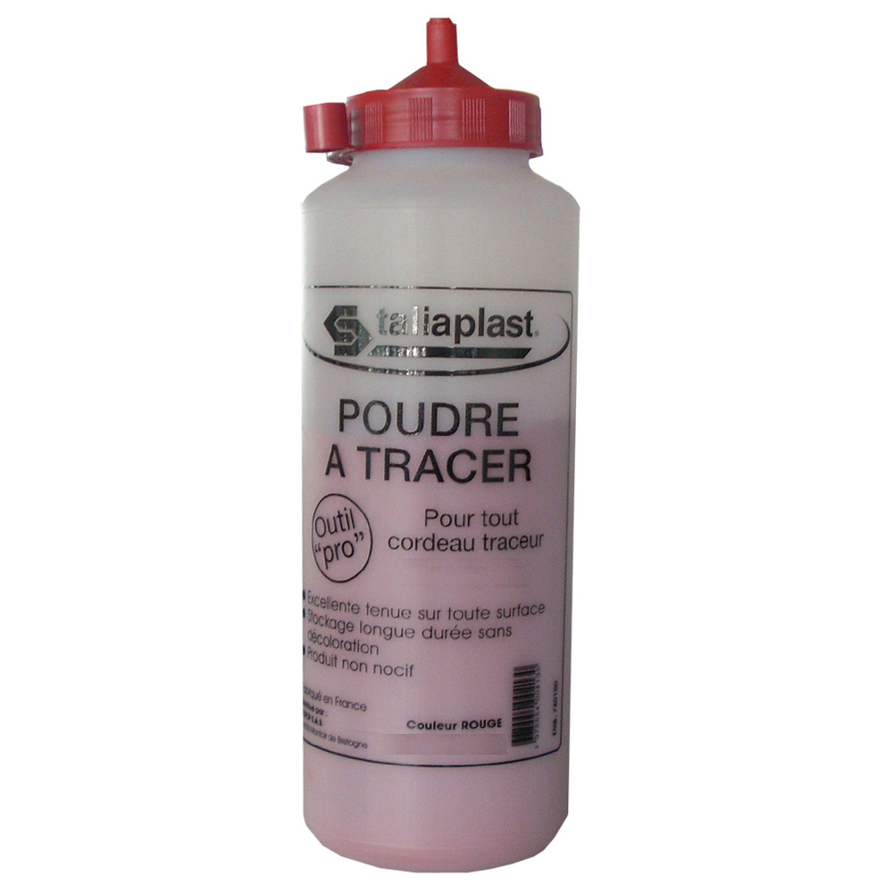 POUDRE À TRACER TALIAPLAST ROUGE 1000 GR - 400413