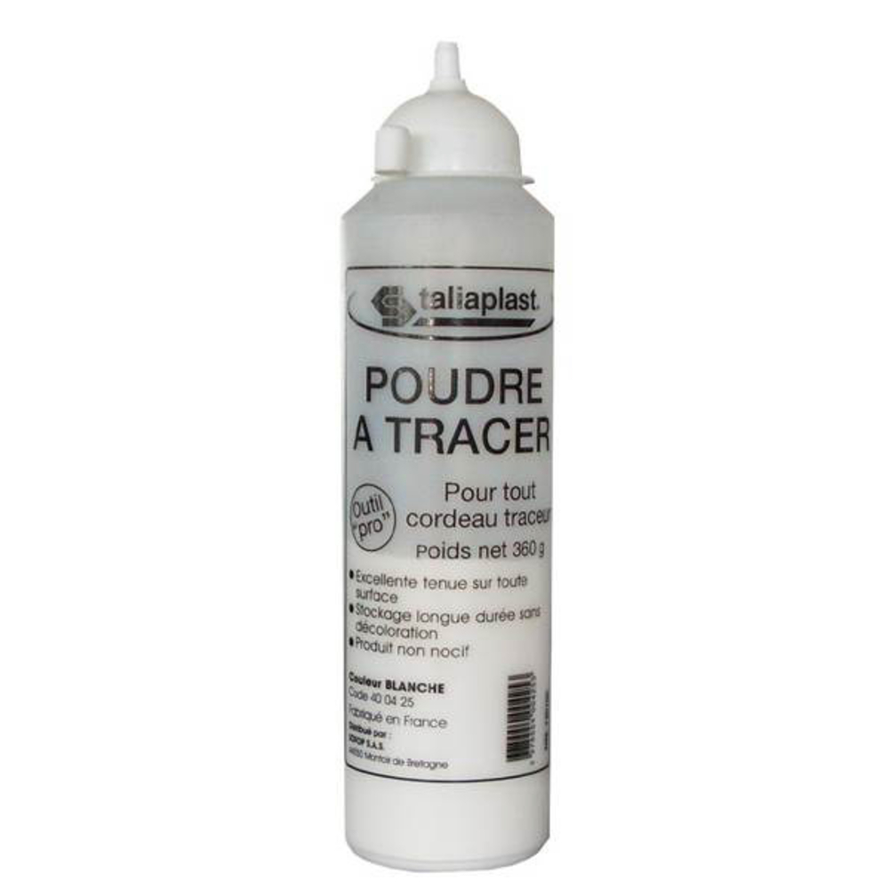 POUDRE A TRACER BLANC 360G TALIAPLAST - 400425