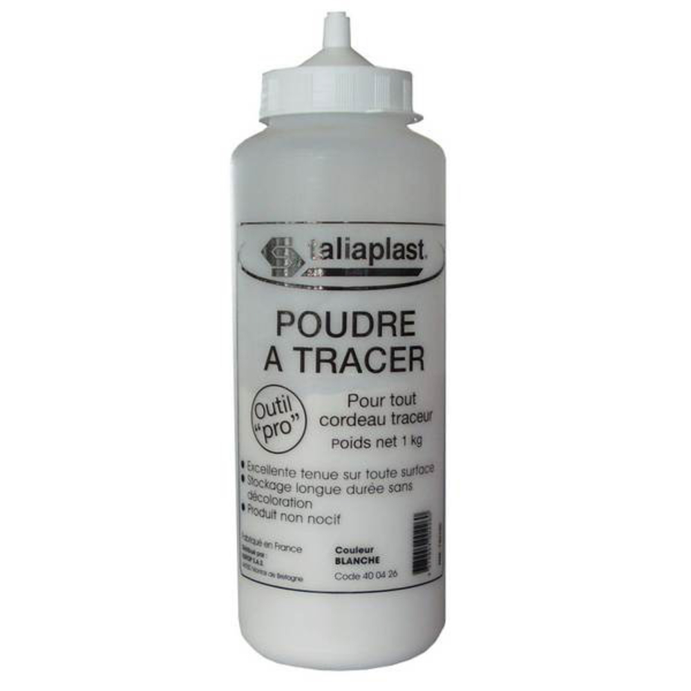 POUDRE A TRACER BLANC 1000G TALIAPLAST - 400426