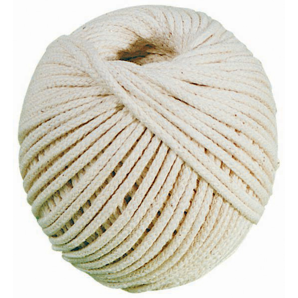 CORDEAU COTON TRESSE BLANC 20M FIL 3MM TALIAPLAST 100 GRAMMES - 400503