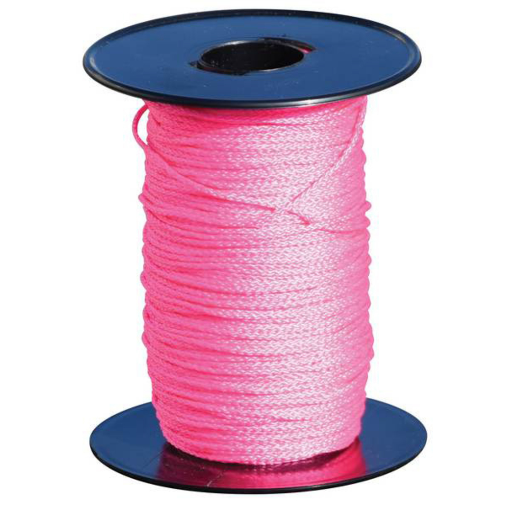 CORDEAU POLYPRO TRESSE ROSE FLUO 100M FIL 1,5MM TALIAPLAST - 400515
