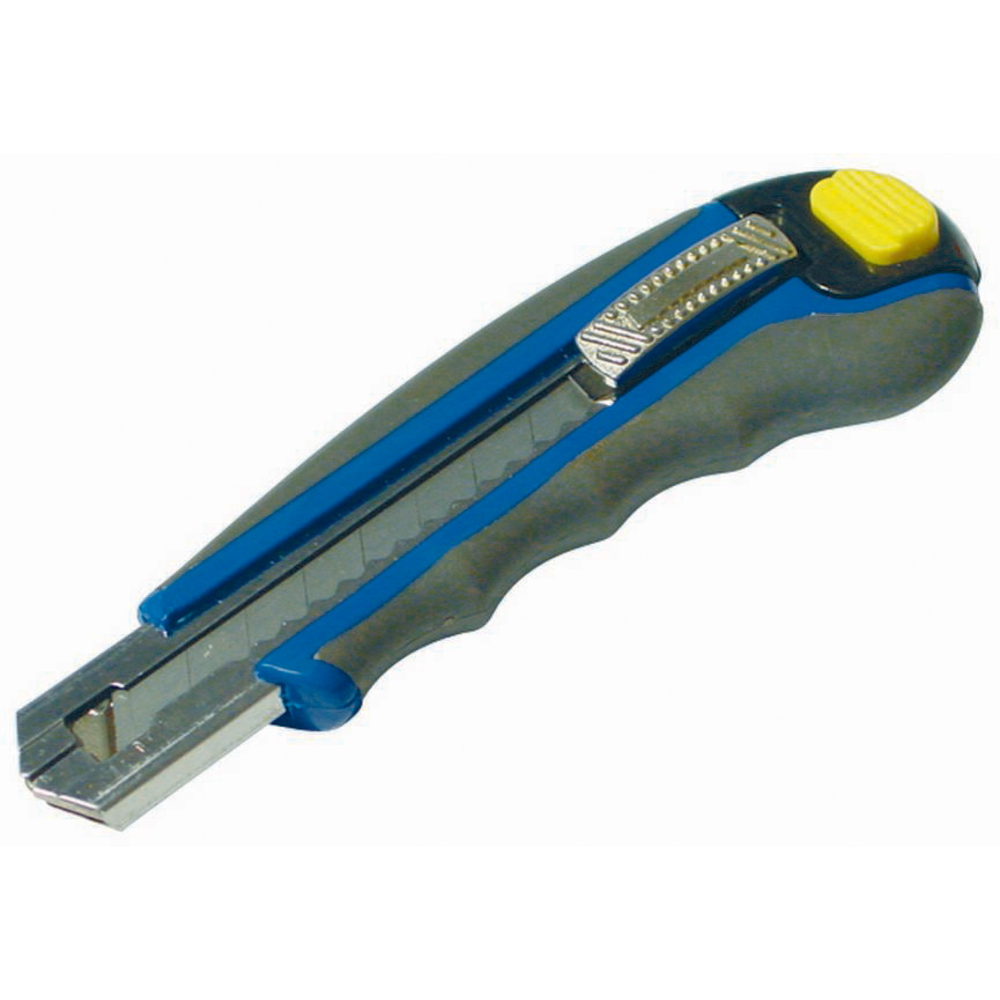 CUTTER BI-MATIERE PRO (+6 LAMES DE 18MM) SUR CARTE TALIAPLAST - 401364