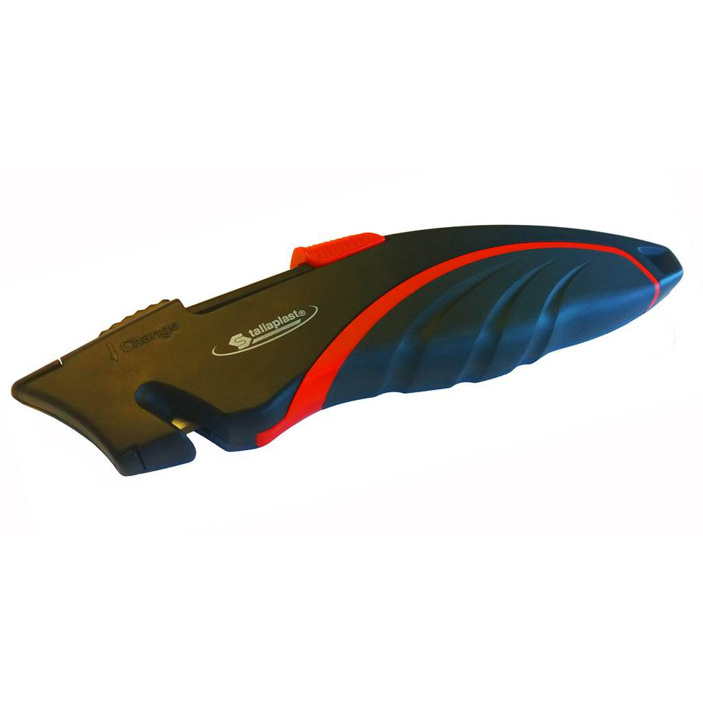 Cutter lame trapeze autoretractable double securite pro