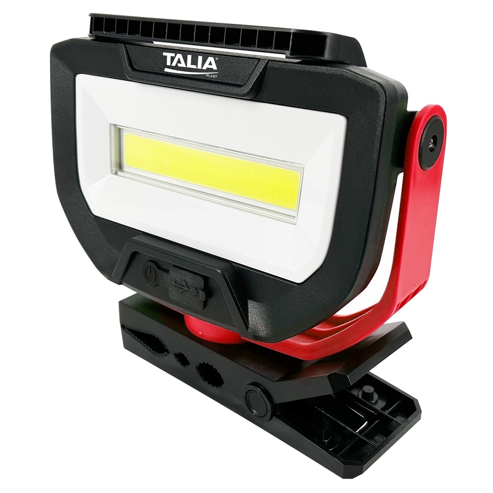 Projecteur de chantier à led rotatif 2500 lumens avec pince magnetique (ip54) - TALIAPLAST - 401608