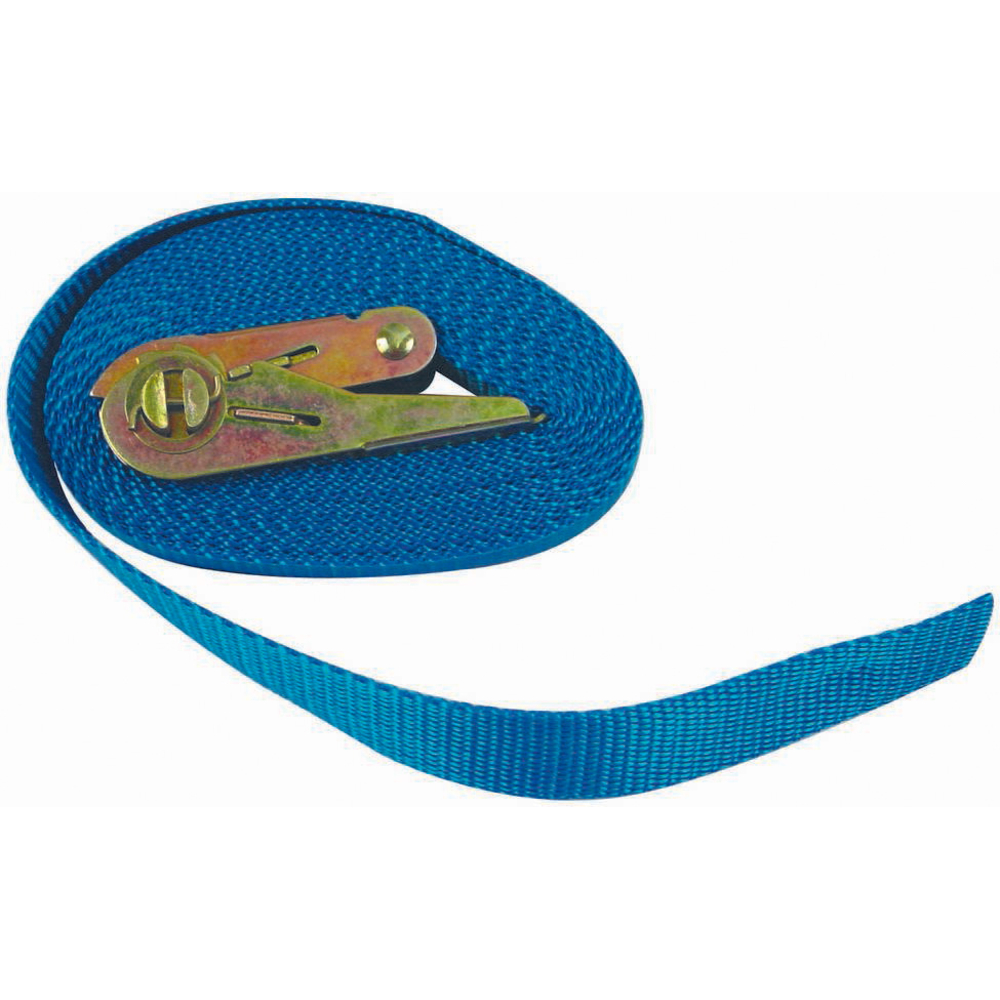 SANGLE D'ARRIMAGE CLIQUET 5MX25MM BLEUE TALIAPLAST - 402205