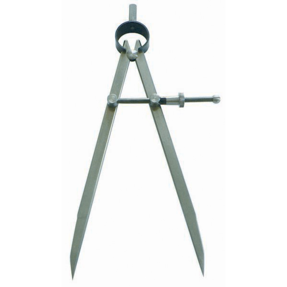 COMPAS A RESSORT A POINTES 150MM ACIER POLI TALIAPLAST - 402504