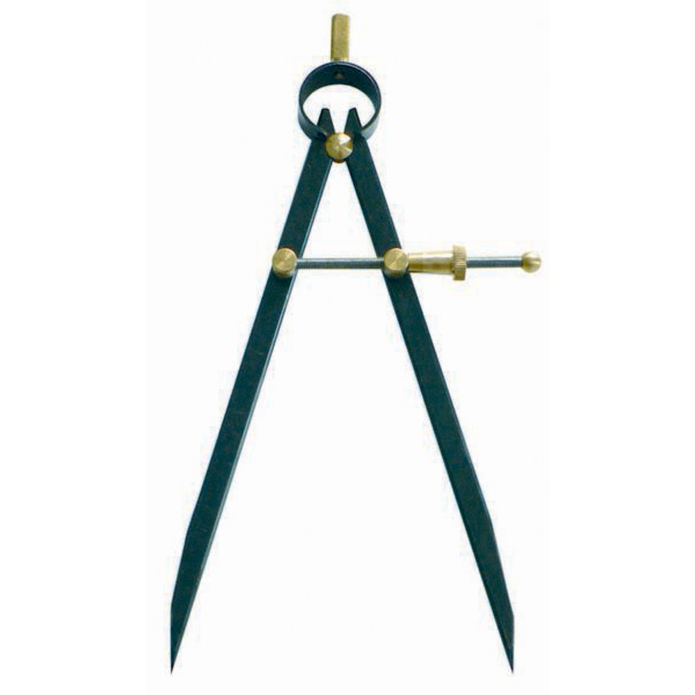 COMPAS A RESSORT A POINTES 100MM ACIER BRUNI TALIAPLAST - 402511