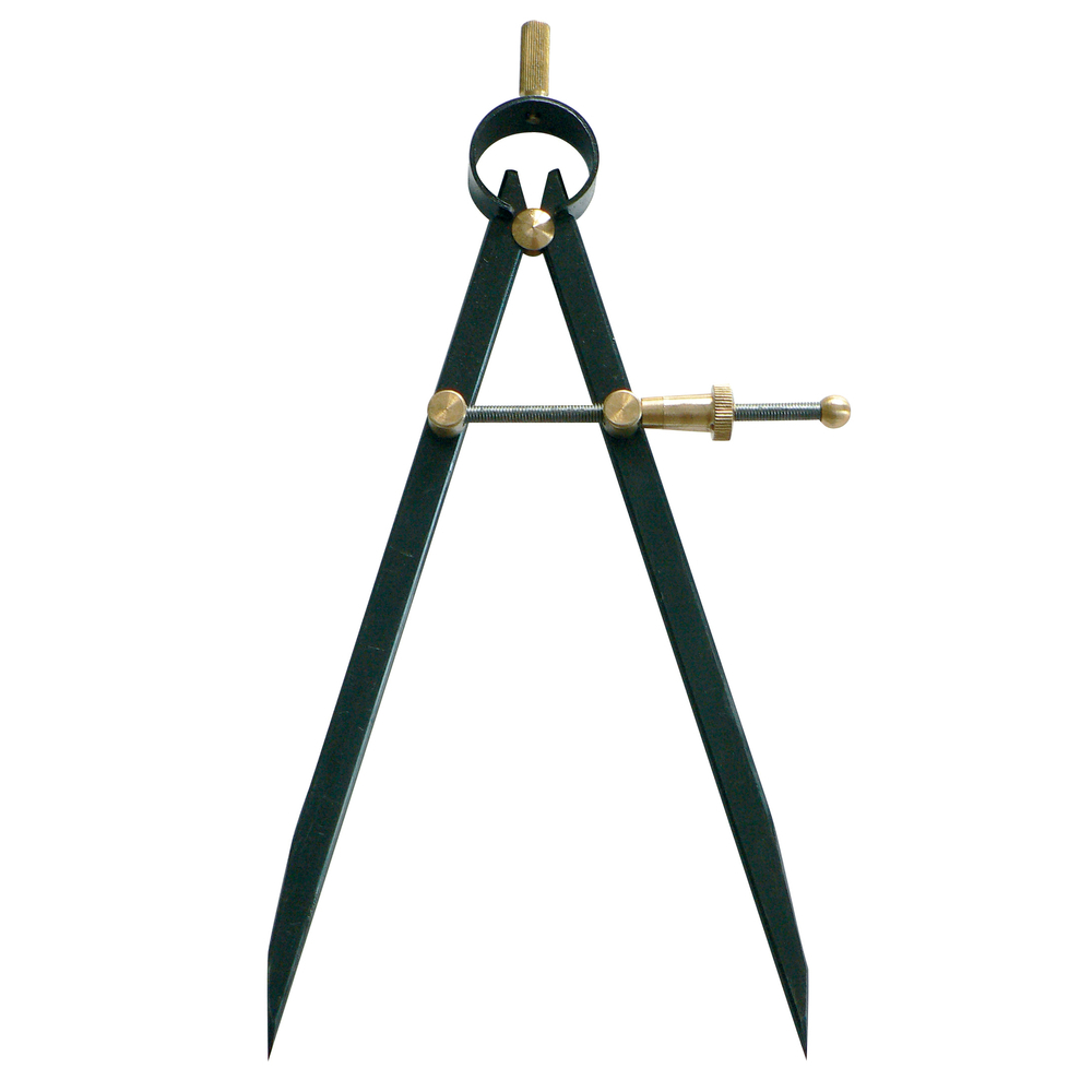 Compas à ressort à pointes 150mm acier bruni - TALIAPLAST - 402512