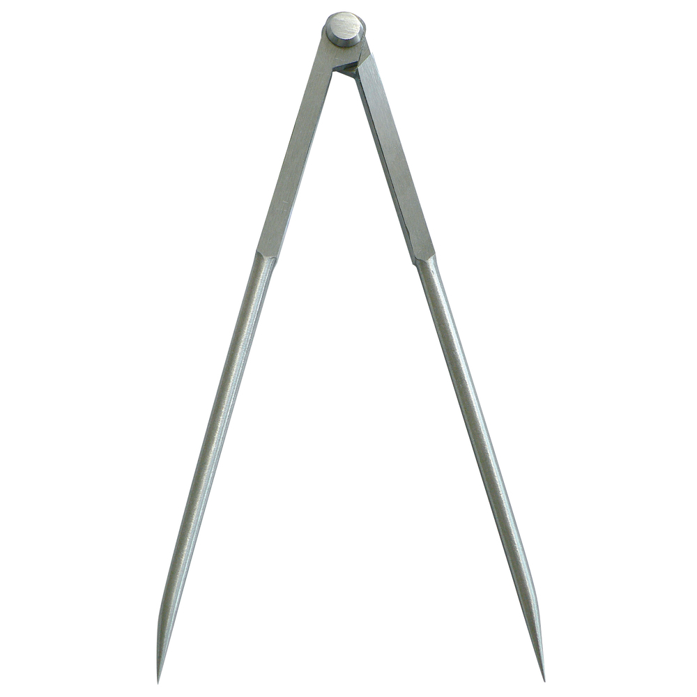 Compas à charnière à pointes 160mm acier poli - TALIAPLAST - 402520