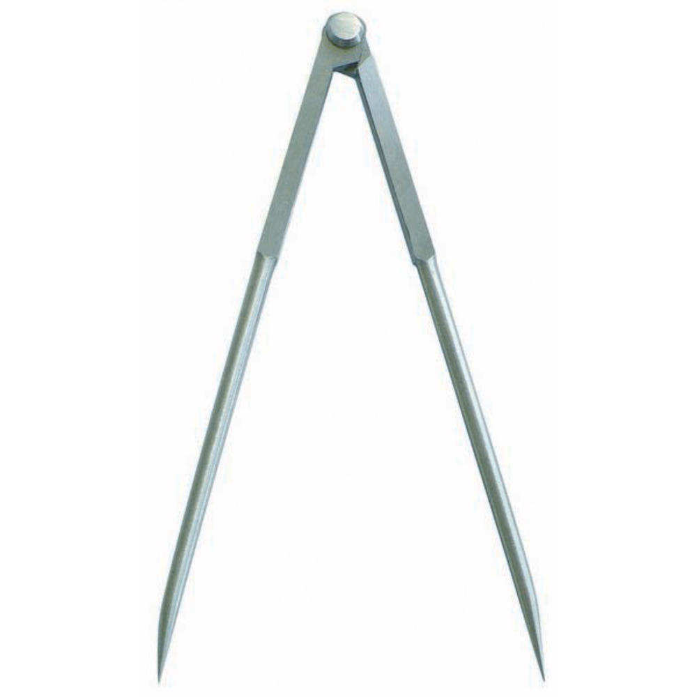 COMPAS A CHARNIERE A POINTES 220MM ACIER POLI TALIAPLAST - 402522