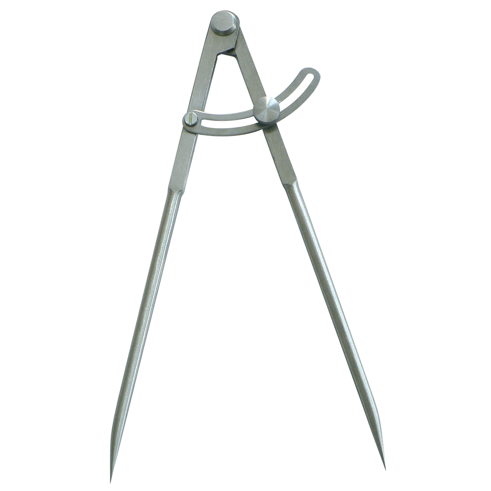 Compas à charnière à pointes 1/4 cercle 160mm (poli) - TALIAPLAST - 402530