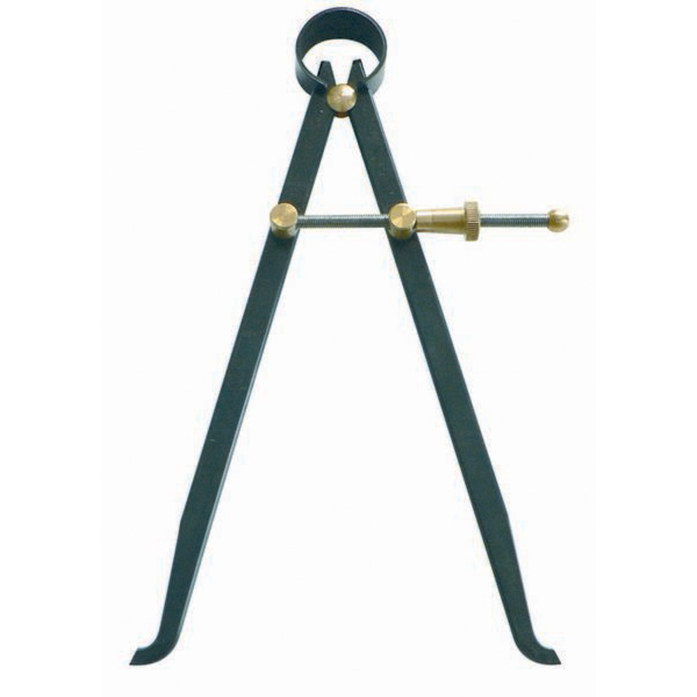 COMPAS A RESSORT INTERIEUR 100MM ACIER BRUNI TALIAPLAST - 402611