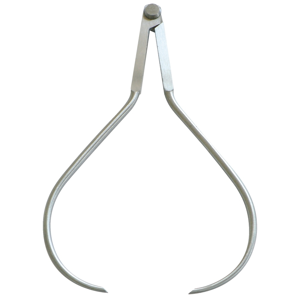 Compas à charnière d'épaisseur 220mm acier poli - TALIAPLAST - 402722