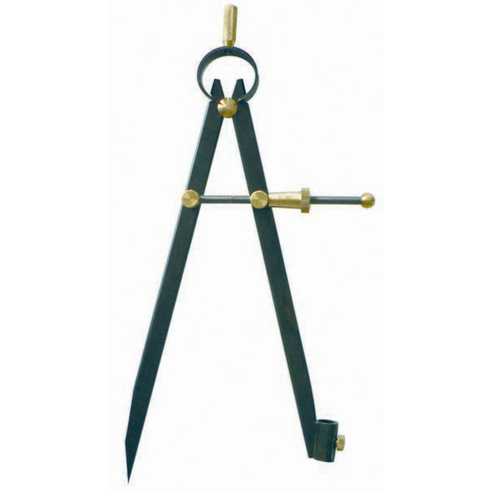 COMPAS A RESSORT PORTE-CRAYON 200MM ACIER BRUNI TALIAPLAST - 402813