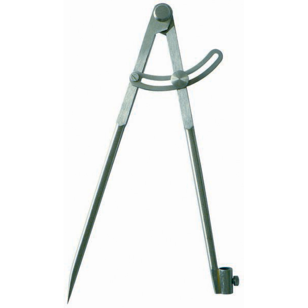 COMPAS A CHARNIERE PORTE-CRAYON 1/4 CERCLE 250MM POLI TALIAPLAST - 402833