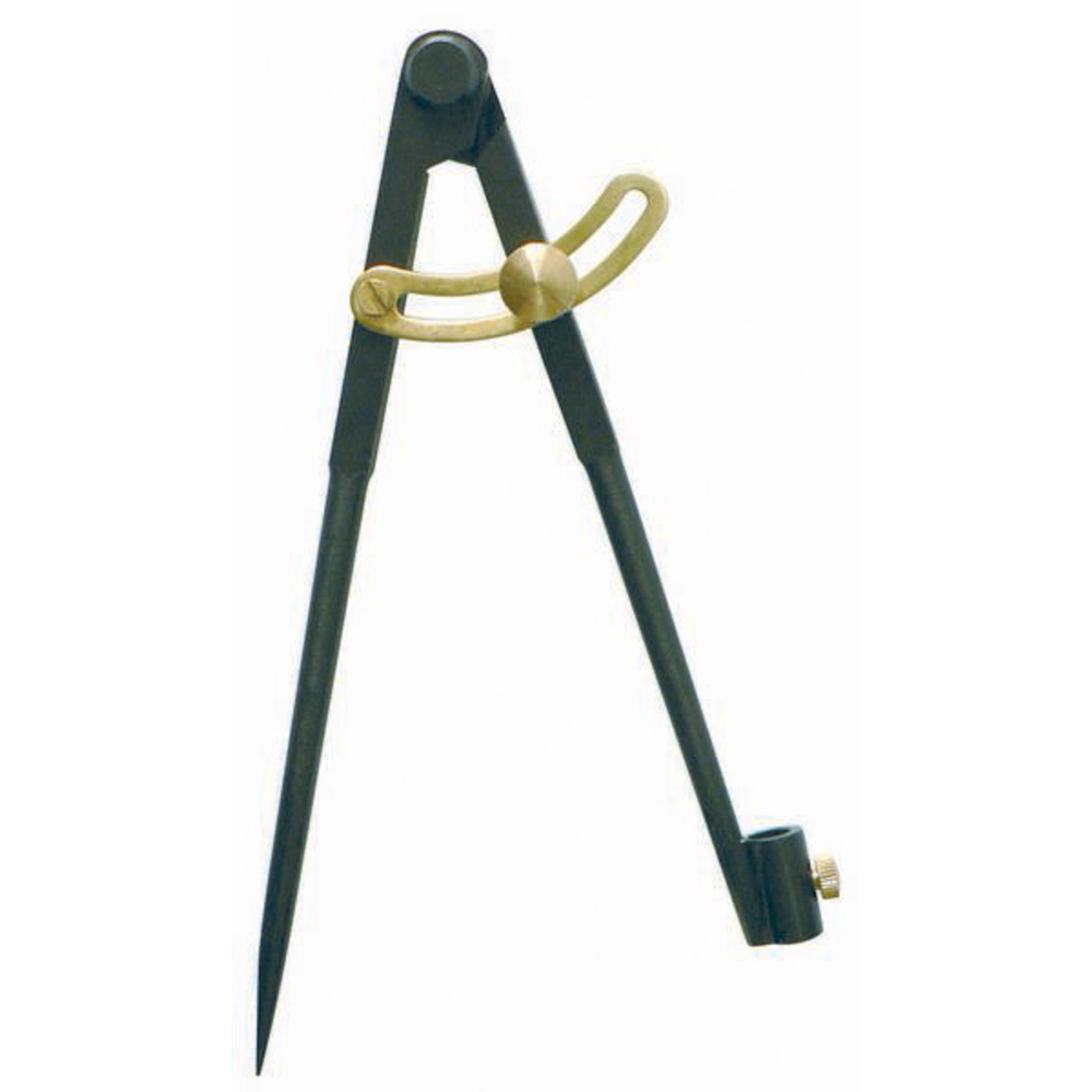 COMPAS A CHARNIERE PORTE-CRAYON 1/4 CERCLE 190MM BRUNI TALIAPLAST - 402841