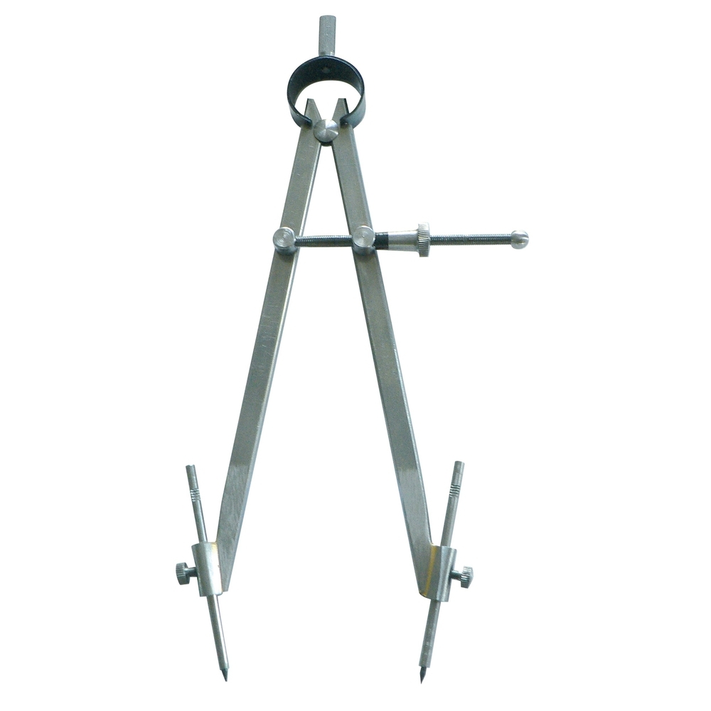 Compas à ressort à pointes rapportées 200mm (poli) - TALIAPLAST - 402906