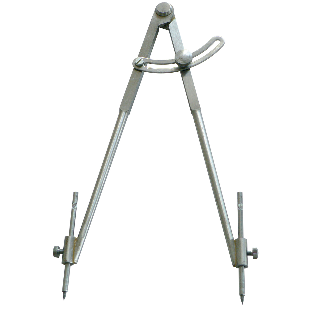 Compas à charnière pointes rapportées 1/4 cercle 190mm - TALIAPLAST - 402931