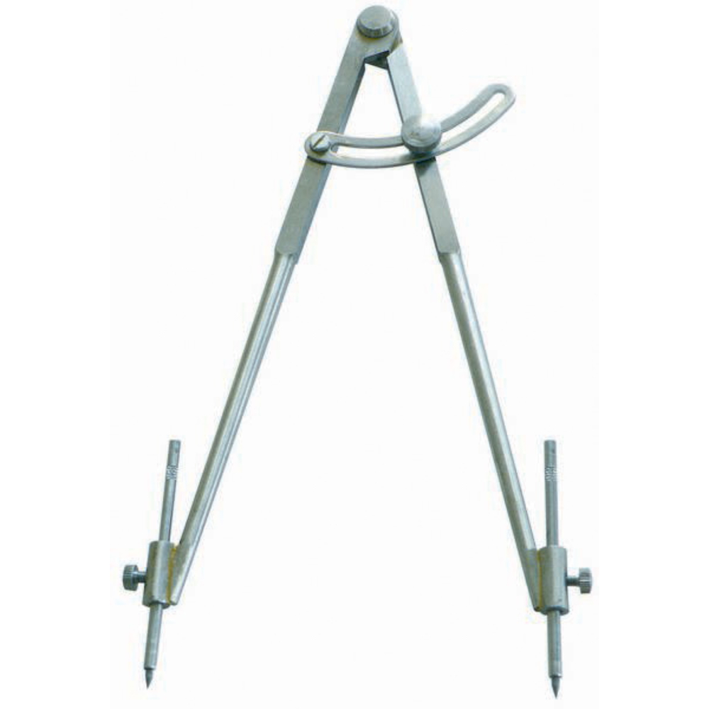 COMPAS A CHARNIERE POINTES RAPPORTEES 1/4 CERCLE 250MM TALIAPLAST - 402933