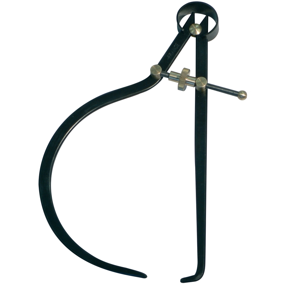 Compas reversible à ressort 200mm acier bruni - TALIAPLAST - 403101