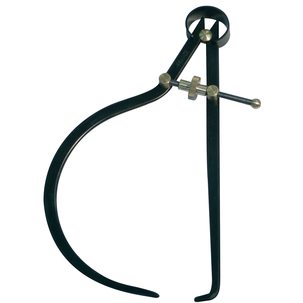 Compas reversible à ressort 400mm acier bruni - TALIAPLAST - 403104