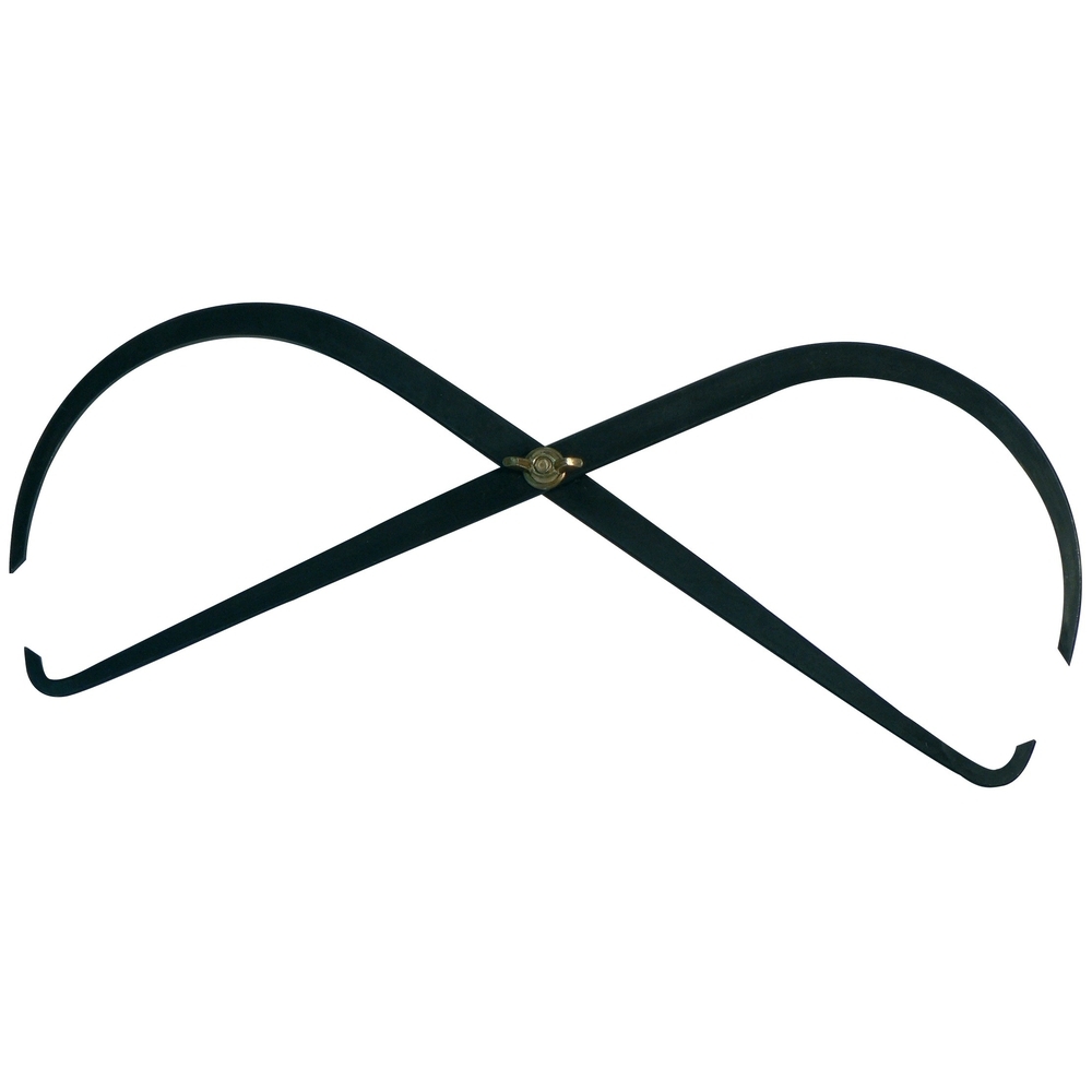 Compas cravate 200mm acier bruni - TALIAPLAST - 406700