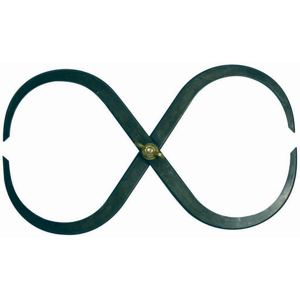 COMPAS GABARIT 200MM ACIER BRUNI TALIAPLAST - 406705