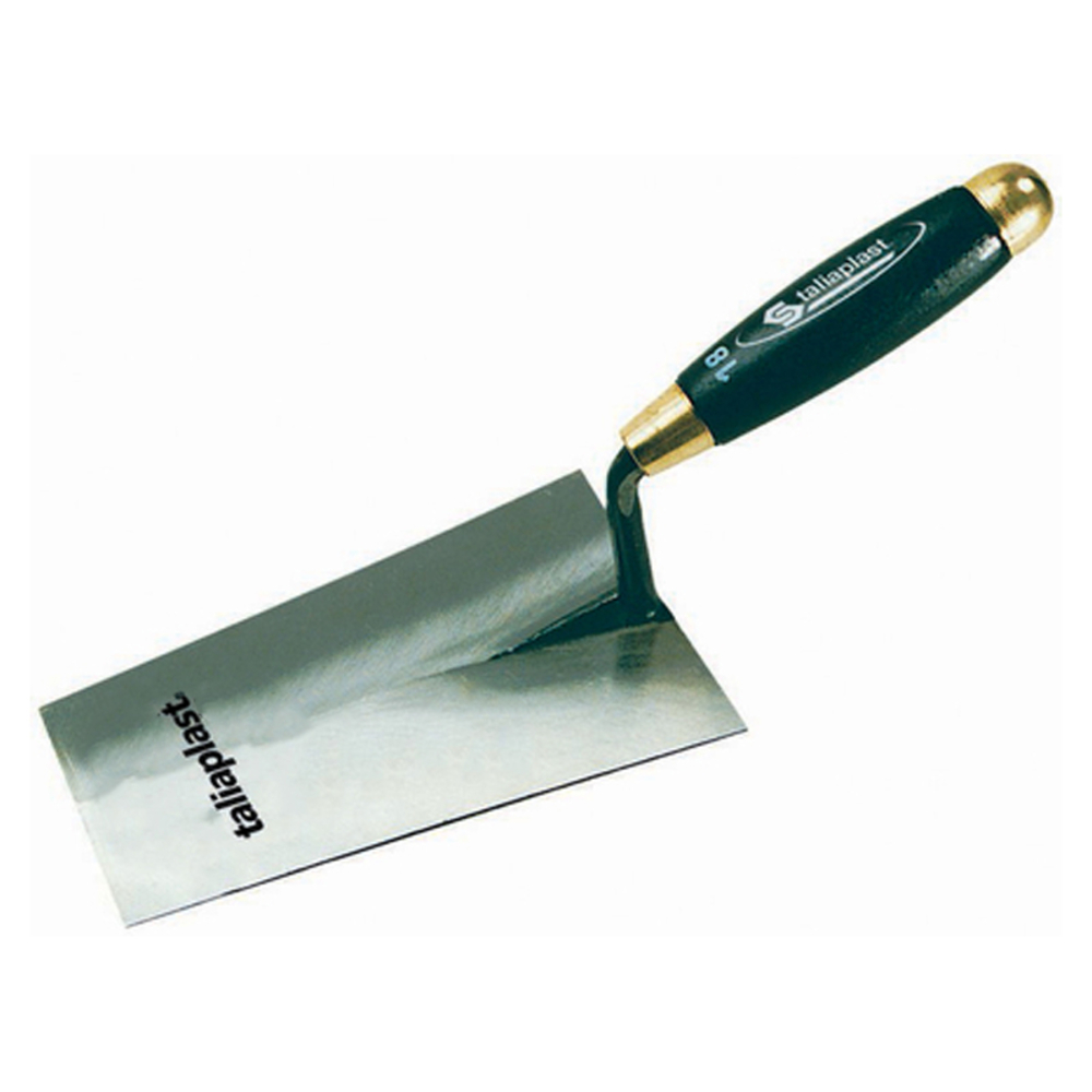 TRUELLE LISSEUSE BOUT CARRE FORGEE 18CM MANCHE BOIS TALIAPLAST - 430201 