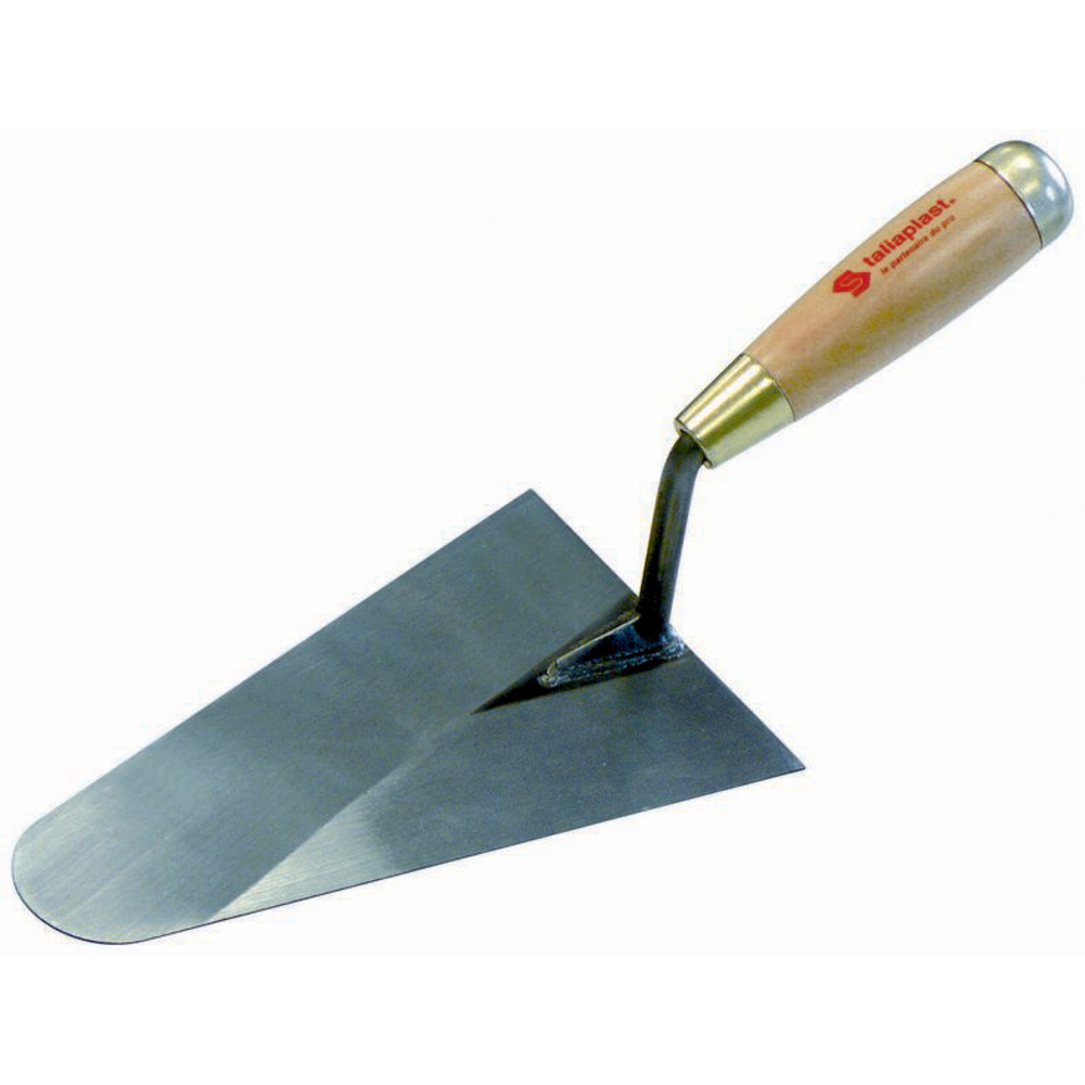 TRUELLE LISSEUSE BOUT ROND SOUDEE 18CM MANCHE BOIS TALIAPLAST - 430801