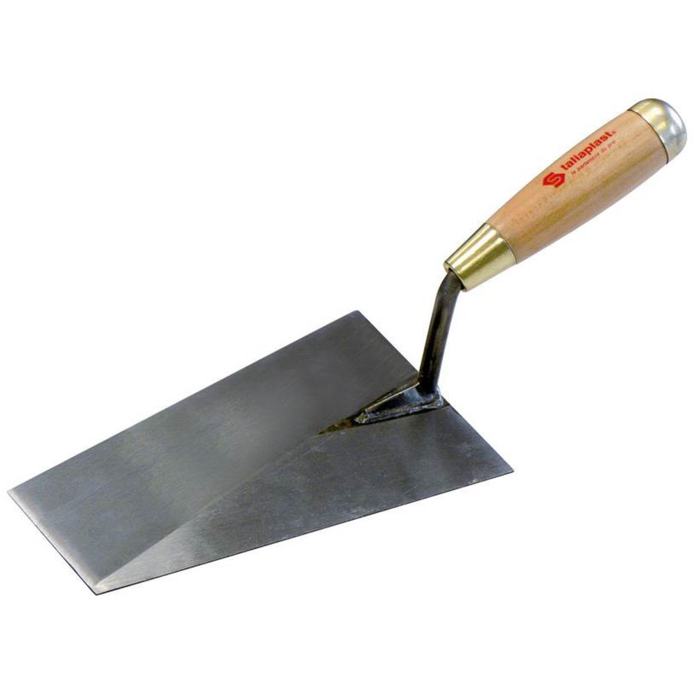 TRUELLE LISSEUSE BOUT CARRE SOUDEE 18CM MANCHE BOIS TALIAPLAST - 430901