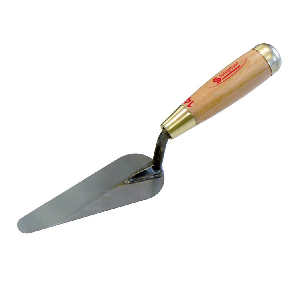 TRUELLE LANGUE DE CHAT SOUDEE 14CM MANCHE BOIS TALIAPLAST - 431001