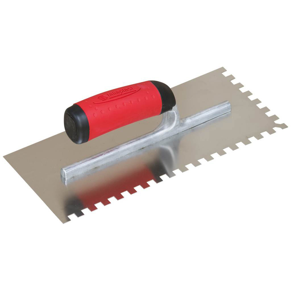 PLATOIR A COLLE INOX 28X12 MONTURE ALU DENTS 6X6MM TALIAPLAST - 440105