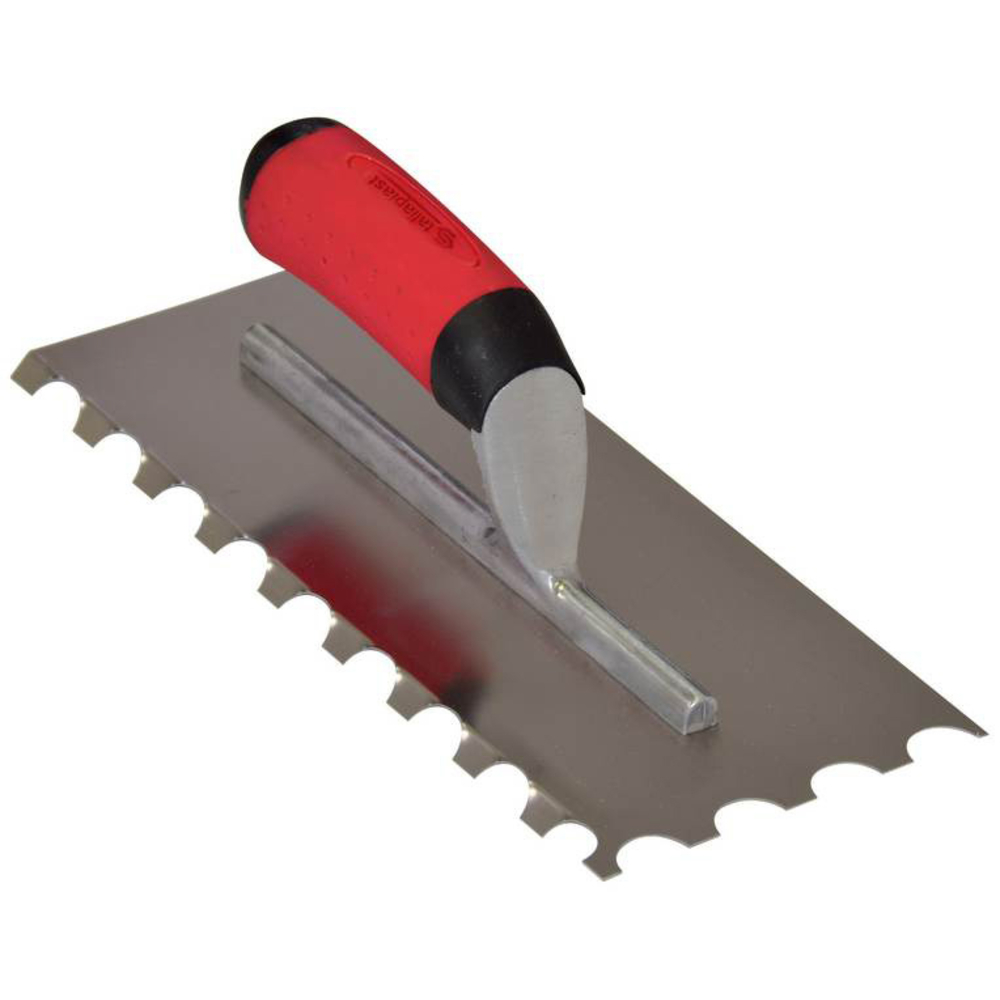 PLATOIR A COLLE INOX 28X12 MONTURE ALU DEMI-LUNE A 45° TALIAPLAST - 440115