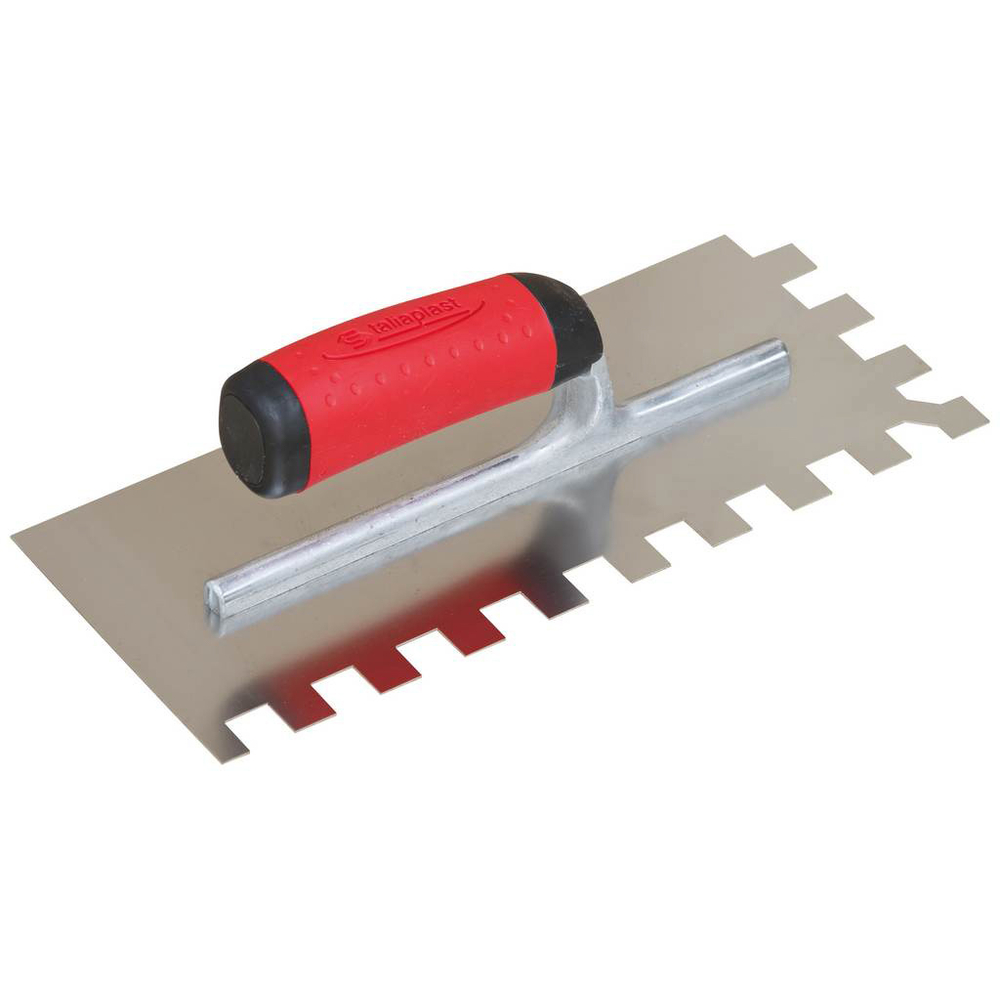 PLATOIR A COLLE INOX 28X12 MONTURE ALU DENTS 15X15MM TALIAPLAST - 440117