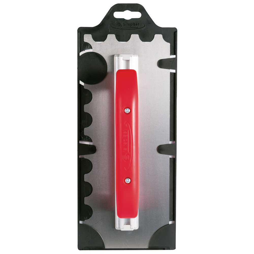 Platoir a colle inox 28x11 dents demi-lune 20x10mm TALIAPLAST - 441436