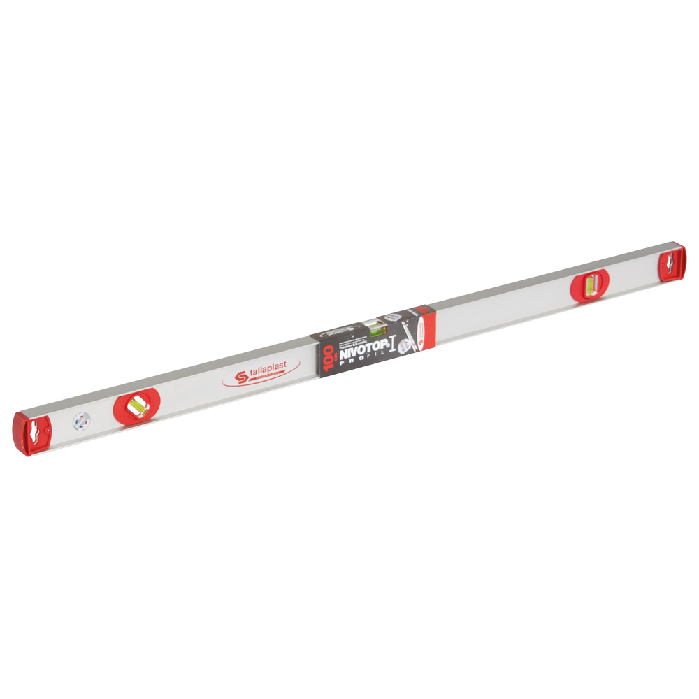 Niveau profilé NIVOTOP en aluminium profil Longueur 100cm TALIAPLAST - 450413