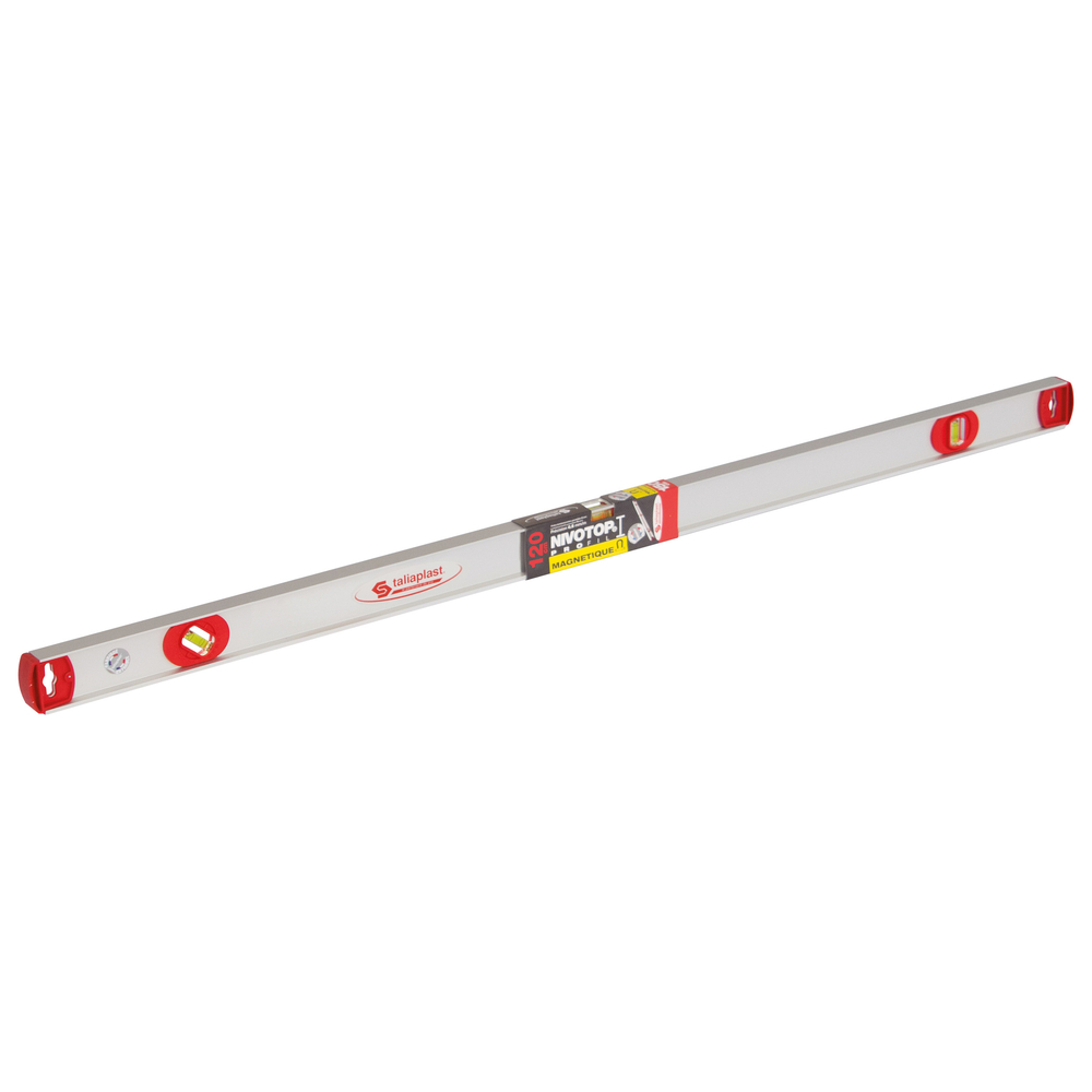 Niveau profilé NIVOTOP en aluminium profil I magnétique Longueur 120 cm TALIAPLAST - 450426