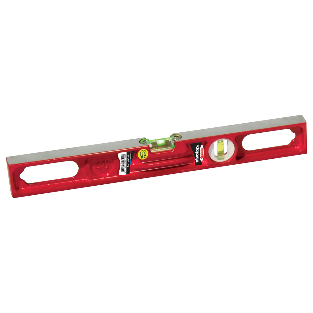NIVEAU 'NIVOTOP' RECTANGLE 40CM MAGNETIQUE TALIAPLAST - 452401
