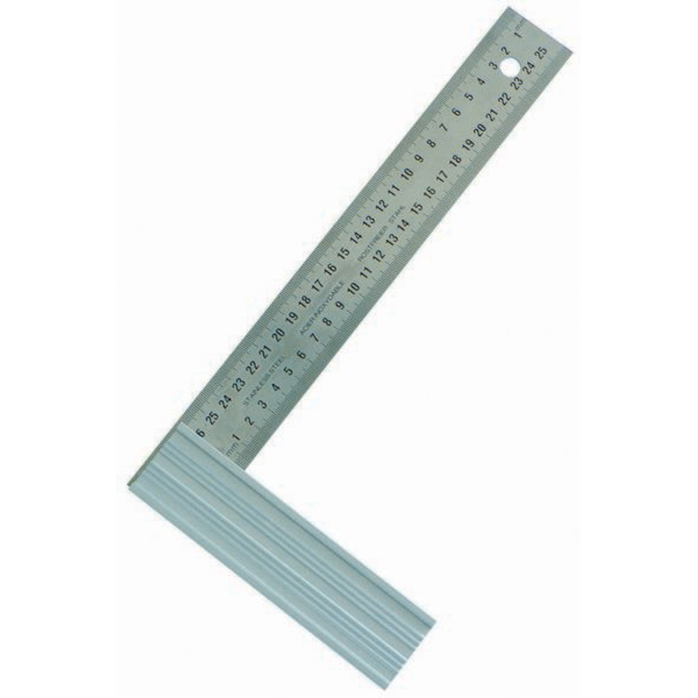 EQUERRE DROITE LAME INOX TALON ALU 400MM TALIAPLAST - 460927