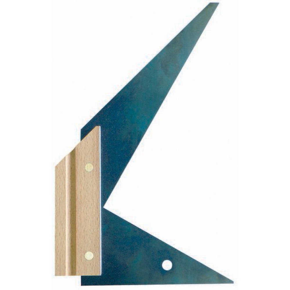 EQUERRE DOUBLE ONGLET 90°/60°/45° LAME ACIER 250MM TALIAPLAST - 460945