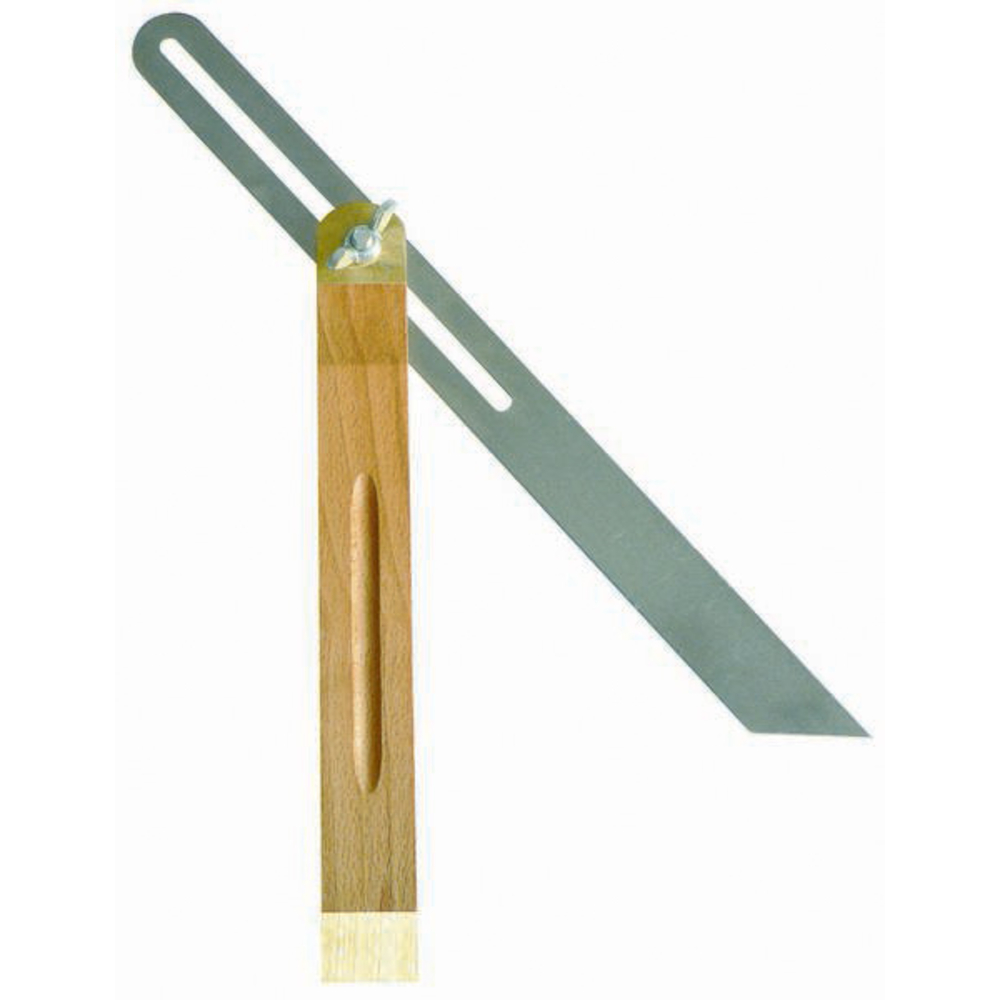 FAUSSE EQUERRE A COULISSE 20CM TALON BOIS + LAITON TALIAPLAST - 460960