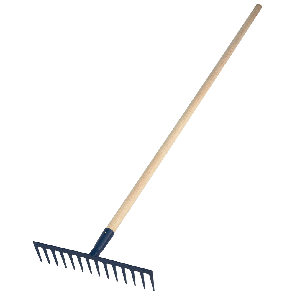RATEAU STANDARD 14 DENTS AVEC MANCHE BOIS 150CM TALIAPLAST - 470315
