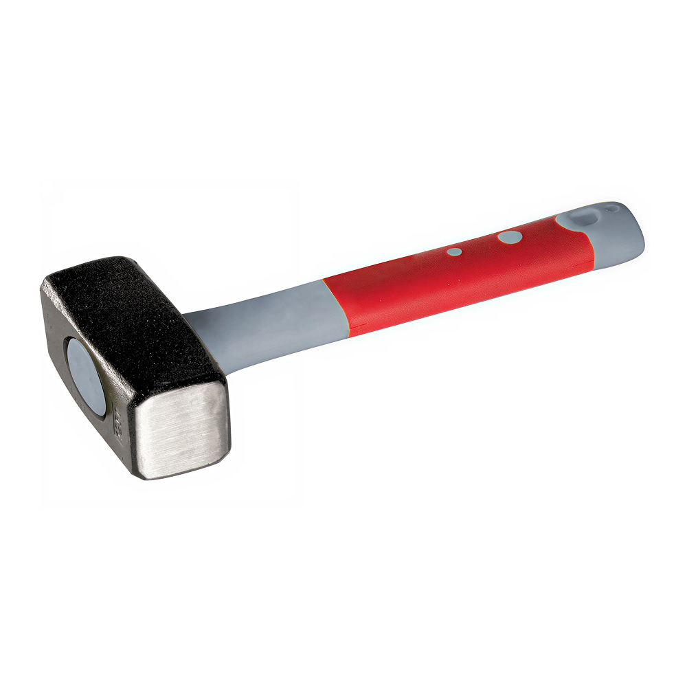 Massette à angles abbatus 1kg manche fibragom TALIAPLAST - 470634