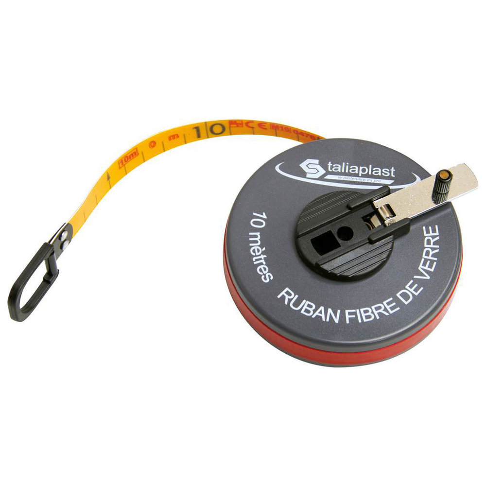 DECAMETRE RUBAN FIBRE BOITIER ABS TALIAPLAST - 490305