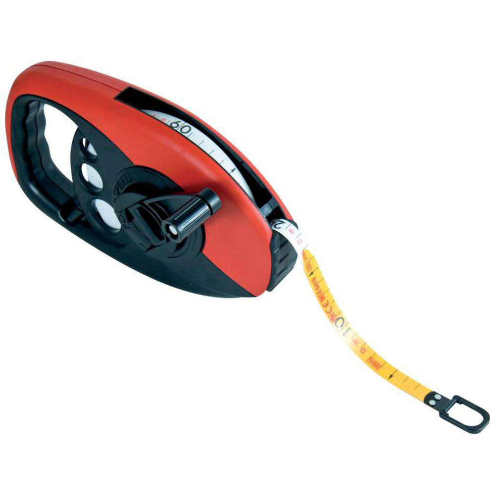 TRIPLE DECAMETRE PRO RUBAN FIBRE BOITIER BI-MATIERE TALIAPLAST - 490318